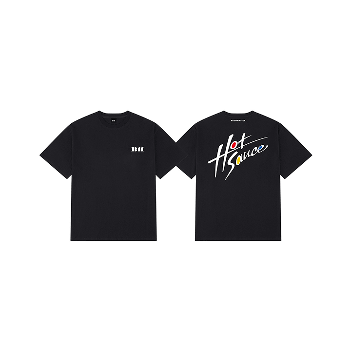 BABYMONSTER [HOT SAUCE] Logo T-Shirt (Black)