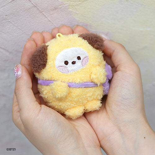 BT21 minini Ponpon Enjoy Plush Keyring