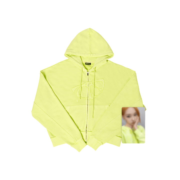 aespa [MAKE IT LEMONADE] Cropped Zip-Up Hoodie Set