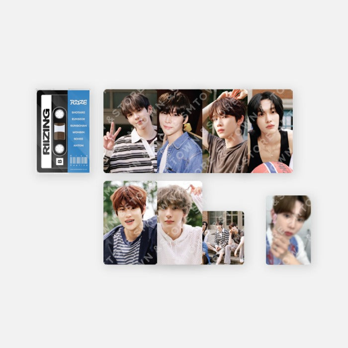 RIIZE [ON THE SING STREET Pop Up] Cassette Tape Photo Set