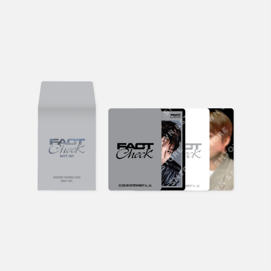 NCT 127 [FACT CHECK] Random Trading Card Set (Gray ver)