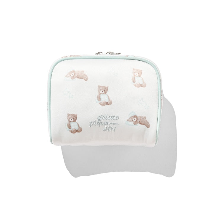 BTS JIN [gelato pique meets JIN] Bear Pattern Pouch – KPOP2U_Unnie