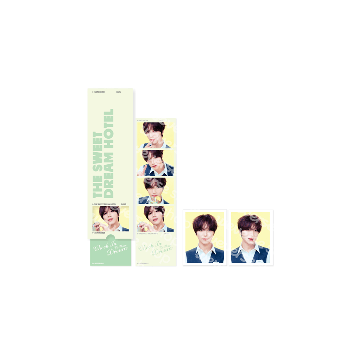 NCT DREAM [THE SWEET DREAM HOTEL] 4 Cut + ID Photo Set