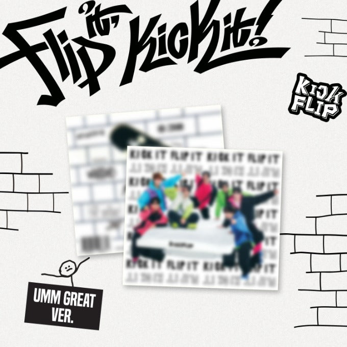 KickFlip 1st Mini Album : Flip it, Kick it! (Umm Great ver)