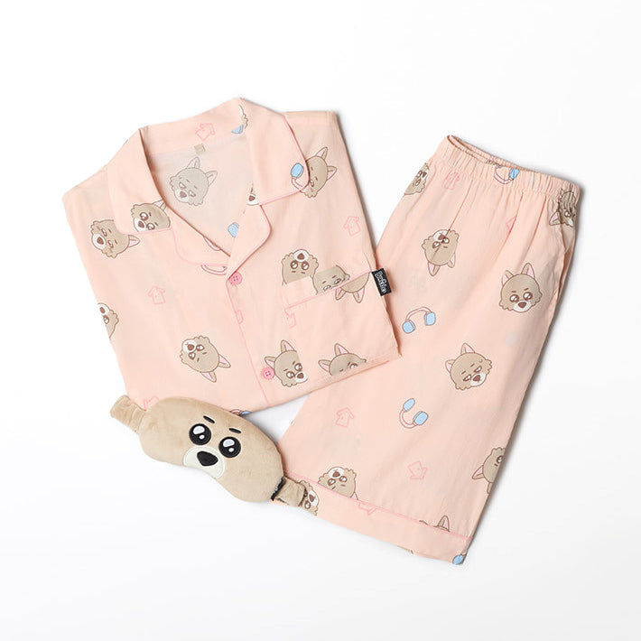 BOYNEXTDOOR [BBNEXDO ✕ SPAO] Short Pajama Set