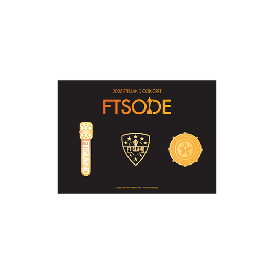 FTISLAND [FTSODE] Metal Badge Set