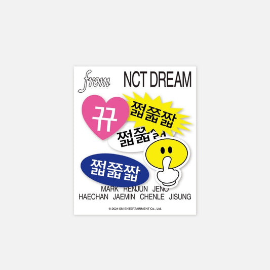 NCT DREAM [DREAM( )SCAPE ZONE Pop Up] Yo Dream Removable Sticker Set