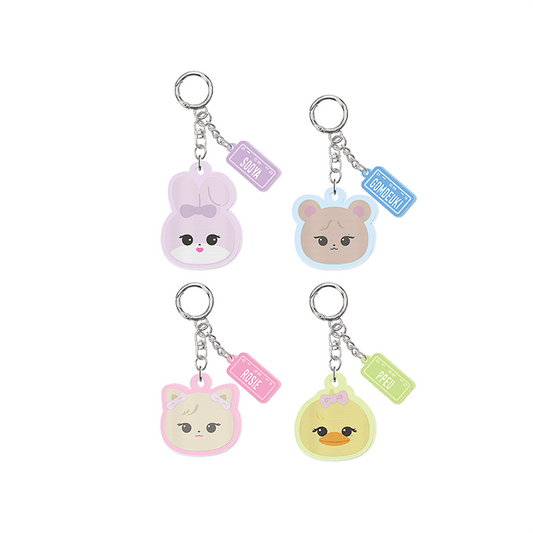 BLACKPINK [JUMP Pop Up] Character Lenticular Keyring