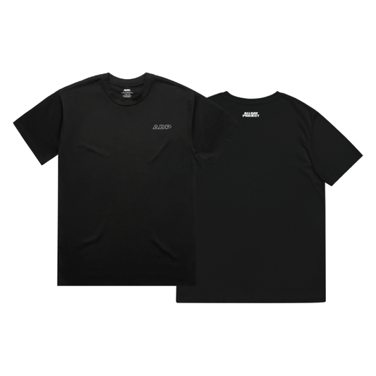 ALLDAY PROJECT [FAMOUS] Black ADP Logo T-Shirt