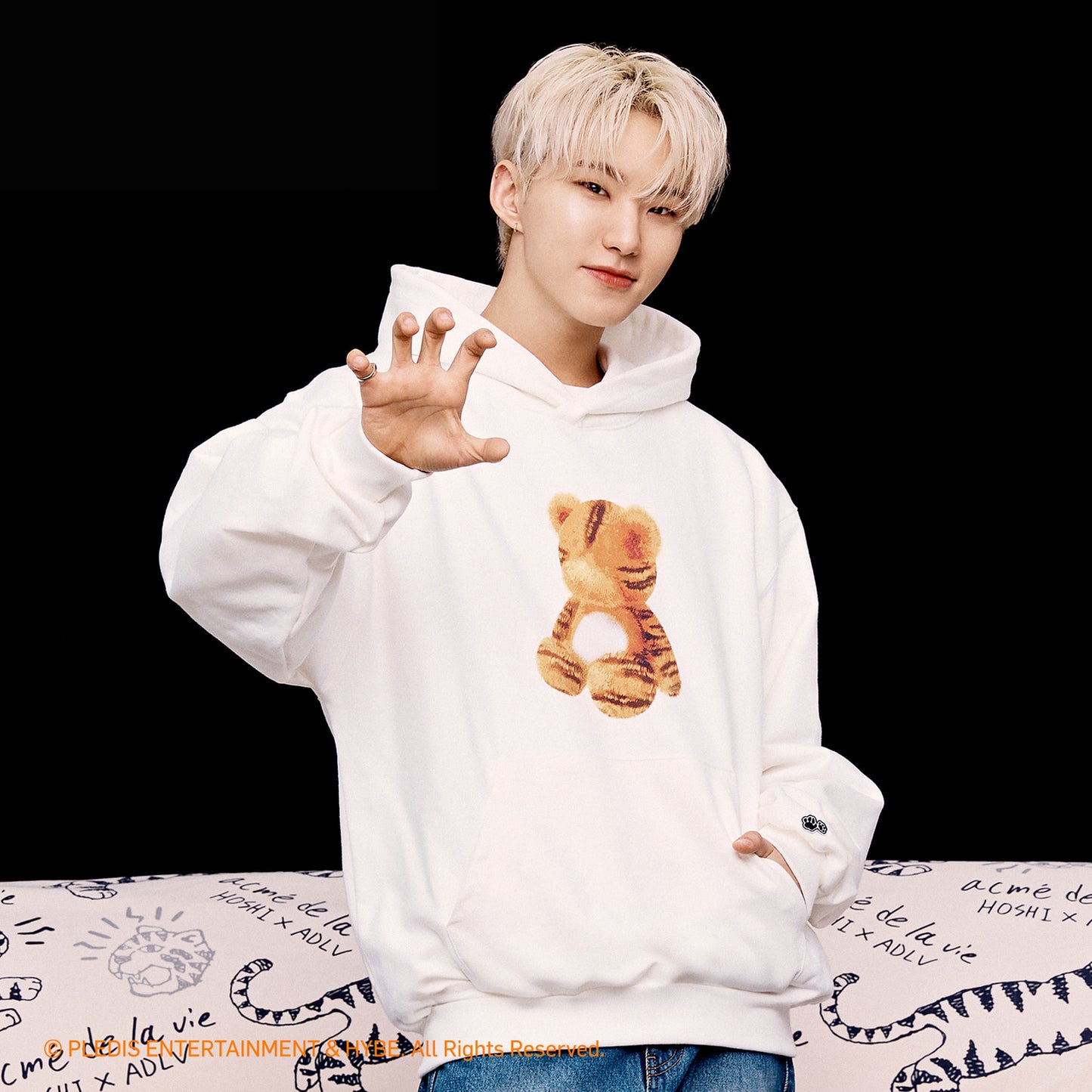 SEVENTEEN HOSHI X ADLV Tiger Figure Hoodie