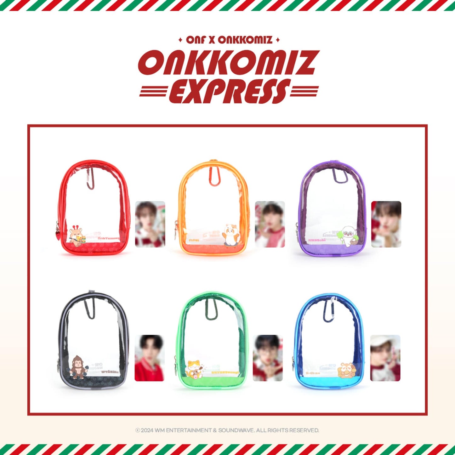 ONF [ONKKOMIZ EXPRESS] PVC Clear Pouch