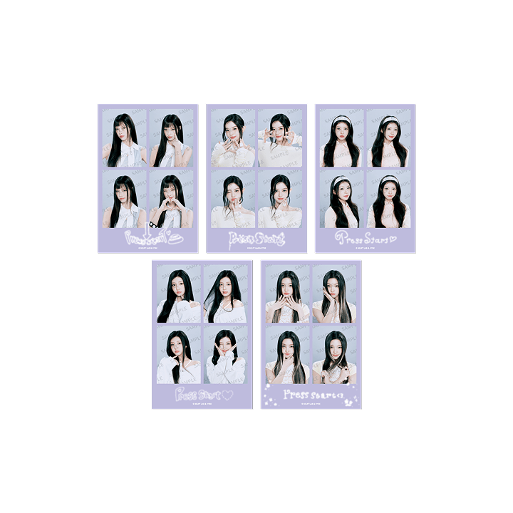 ILLIT [PRESS START♥] 4 Cut Photo Set