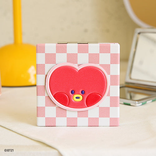 BT21 minini Leather Patch Mirror