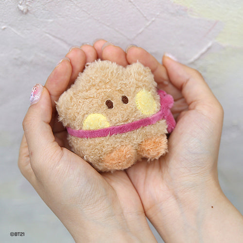 BT21 minini Ponpon Enjoy Plush Keyring