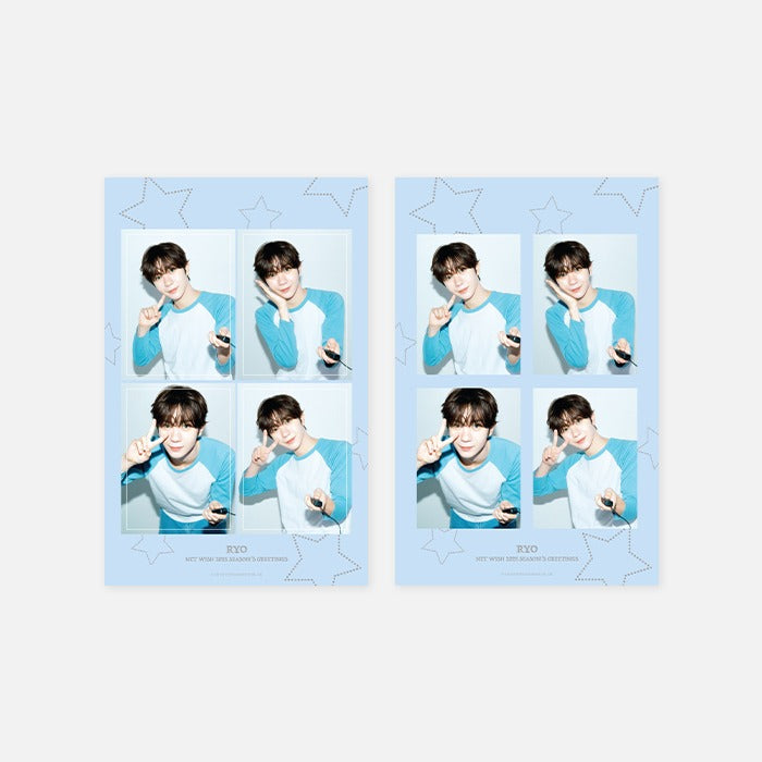 NCT WISH [2025 SEASON'S GREETINGS] 4-Cuts Photo Set