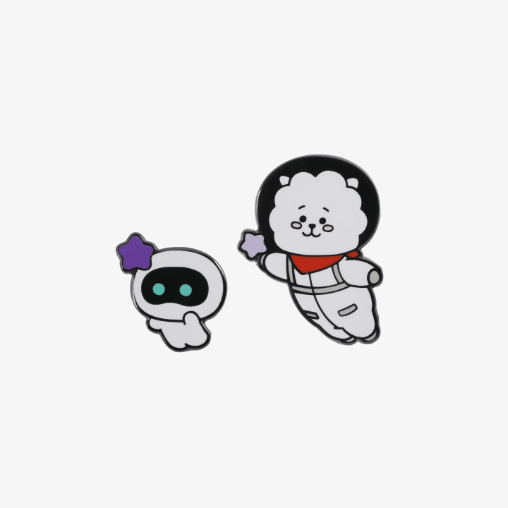 BTS JIN [Wootteo × RJ] Pin Badge