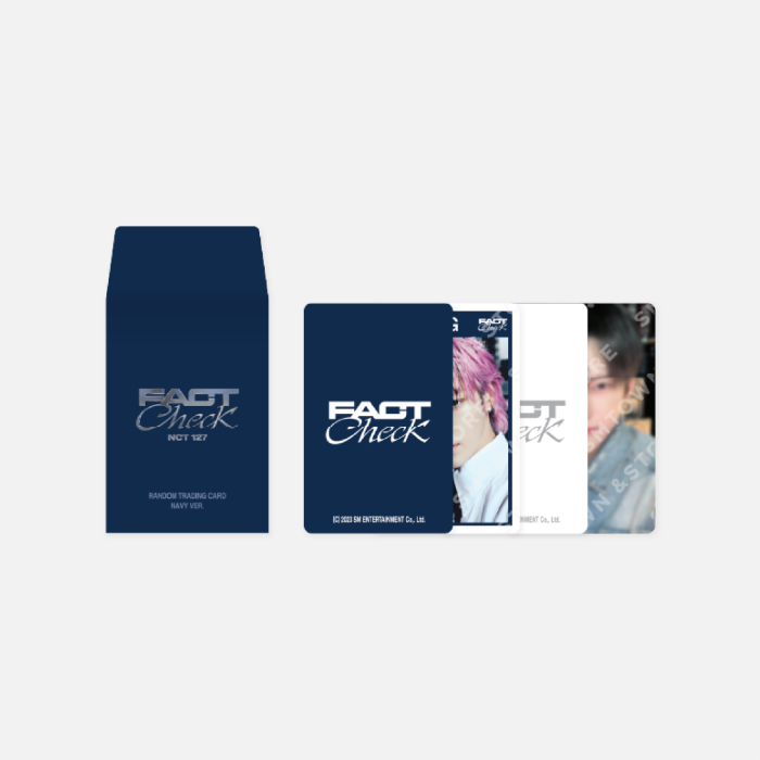 NCT 127 [FACT CHECK] Random Trading Card Set (Navy ver)