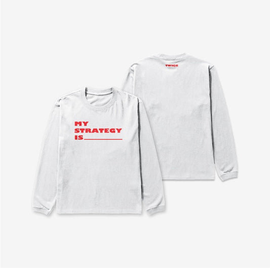 TWICE [Strategy Pop-Up Store] Long Sleeve T-Shirt (Logo Ver.)