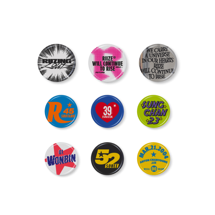 RIIZE [RIIZING LOUD] Pin Button Set