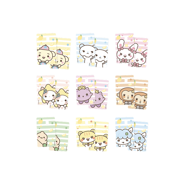 HEARTS2HEARTS [Lemon Tang] Card Cover Sticker Set