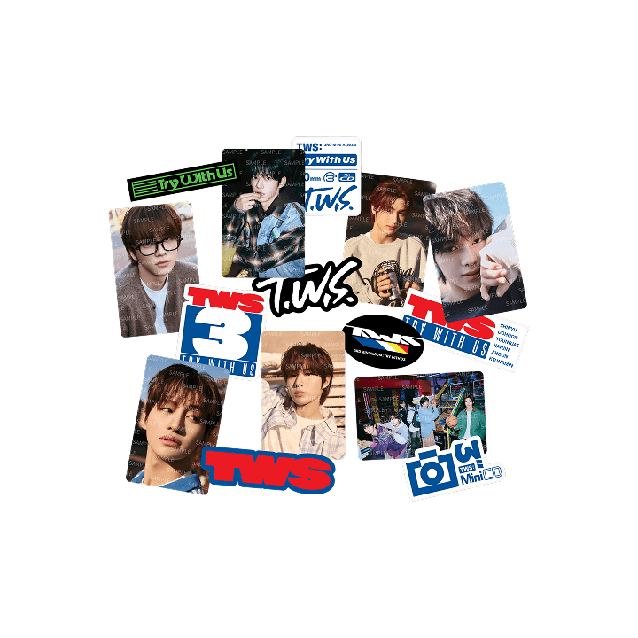 TWS [TRY WITH US] Photocard Sticker Set