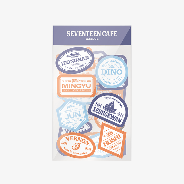 SEVENTEEN [CAFE in SEOUL] Sticker Set