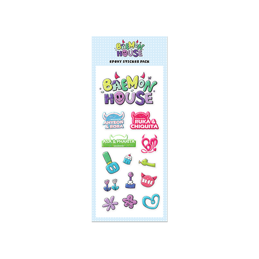 BABYMONSTER [BAEMON HOUSE] Epoxy Sticker Pack