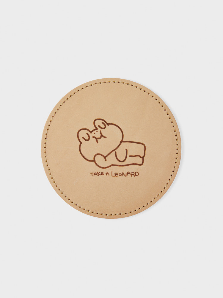 LINE FRIENDS Original Leather Coaster