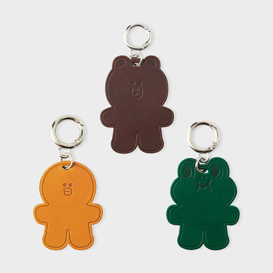 LINE FRIENDS Original Leather Keyring