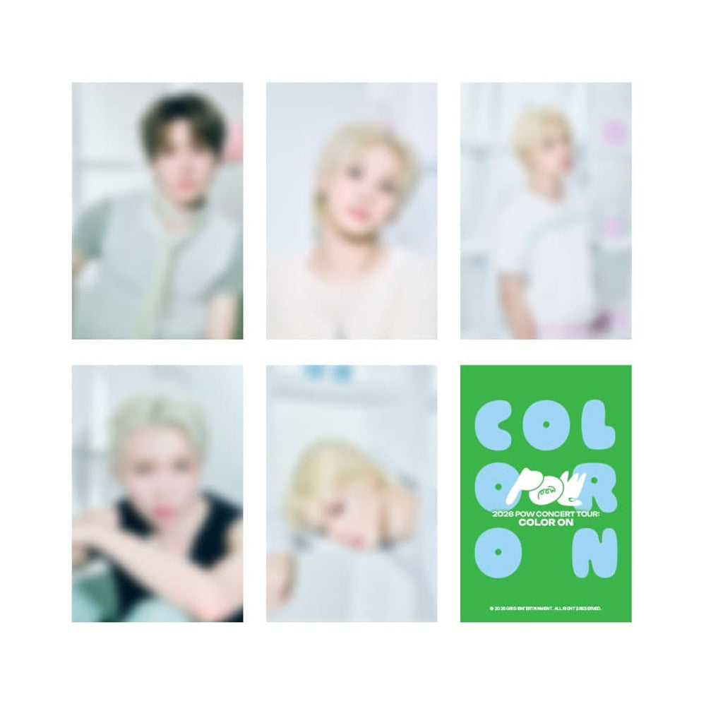 POW [COLOR ON IN SEOUL] Postcard Set