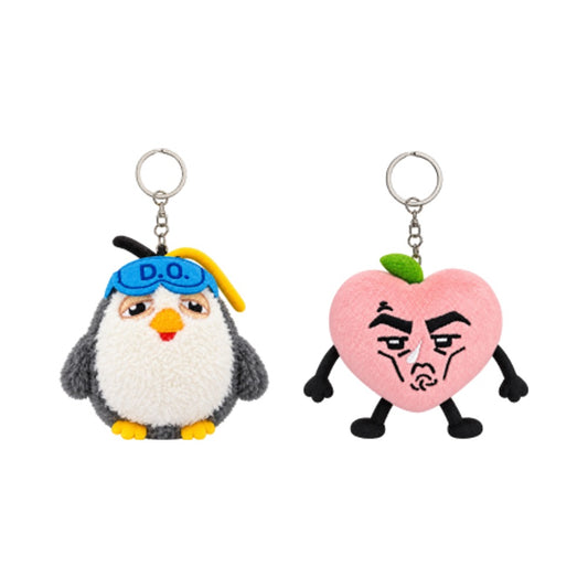 EXO D.O [ZZIRANG-E & CHARLES : Day OFF Airline] Plush Keyring