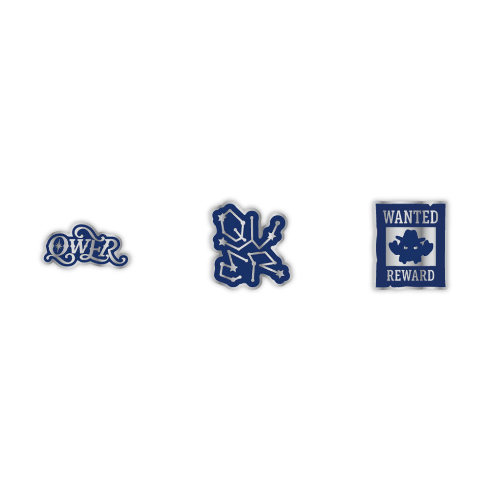 QWER [THE STAR SIGN] Metal Badge Set