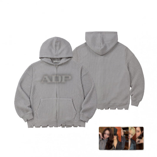 ALLDAY PROJECT [CRASH] Zip-up Hoodie Set