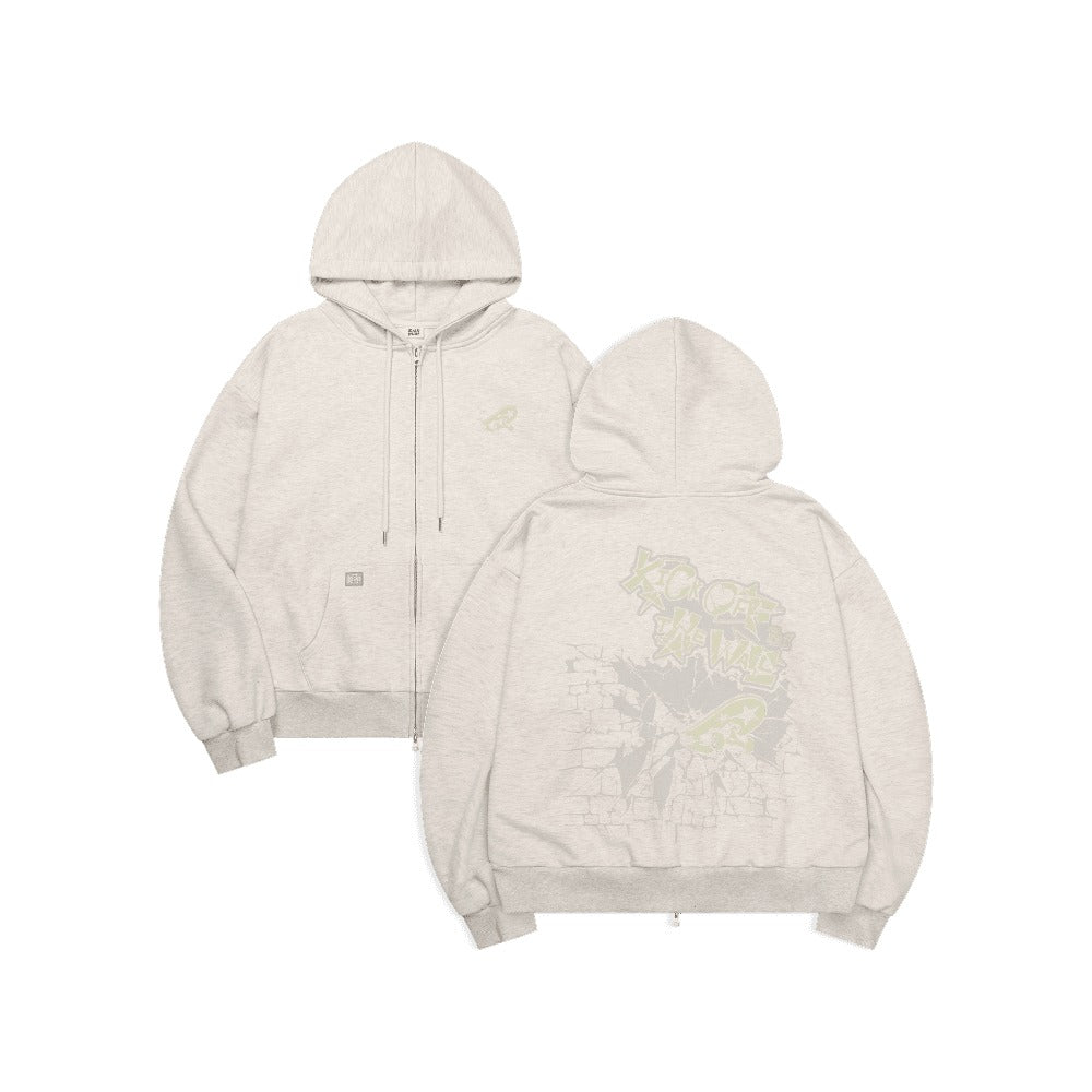 KickFlip [KICK OFF THE WALL] Hood Zip-up