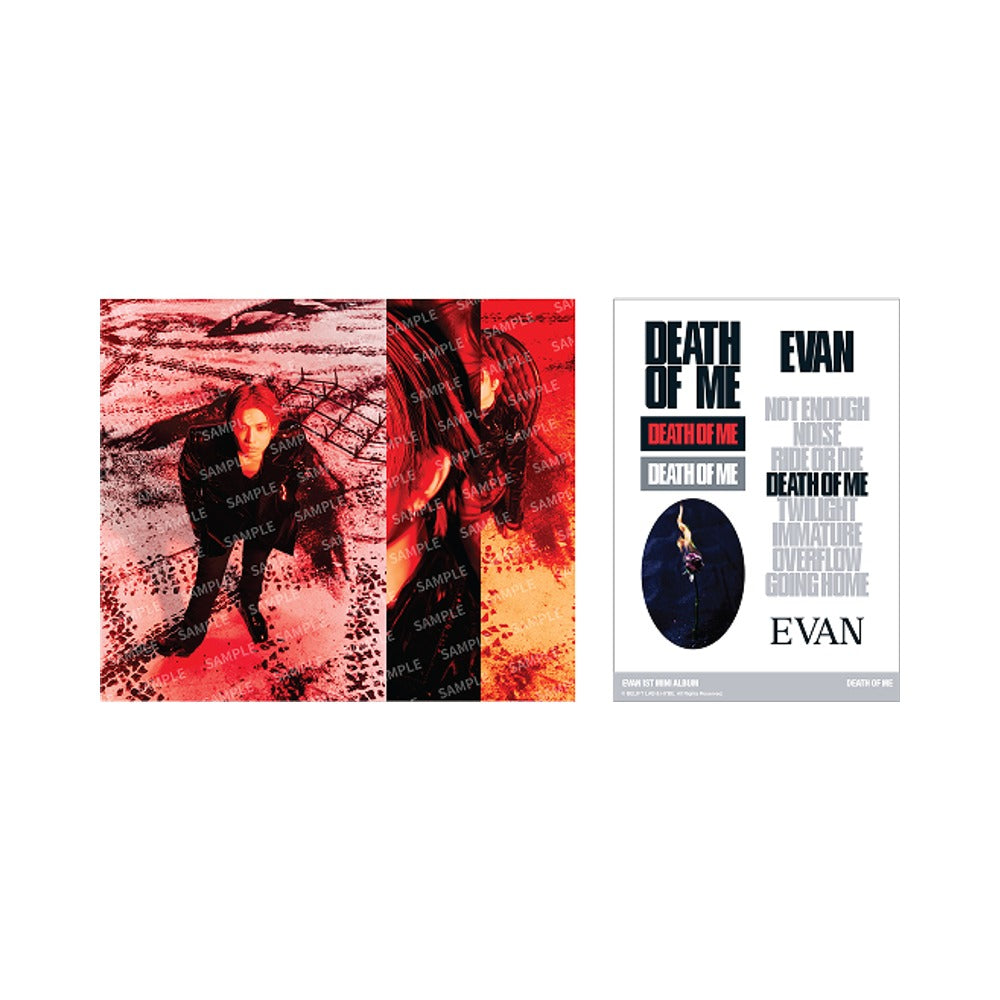 EVAN [DEATH OF ME] Postcard & Sticker Set