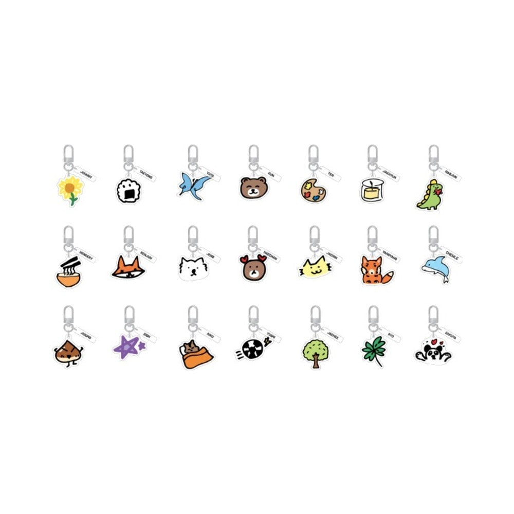 NCT 10th Anniversary [NEO DIMENSION] Hand-drawn Keyring (Random)
