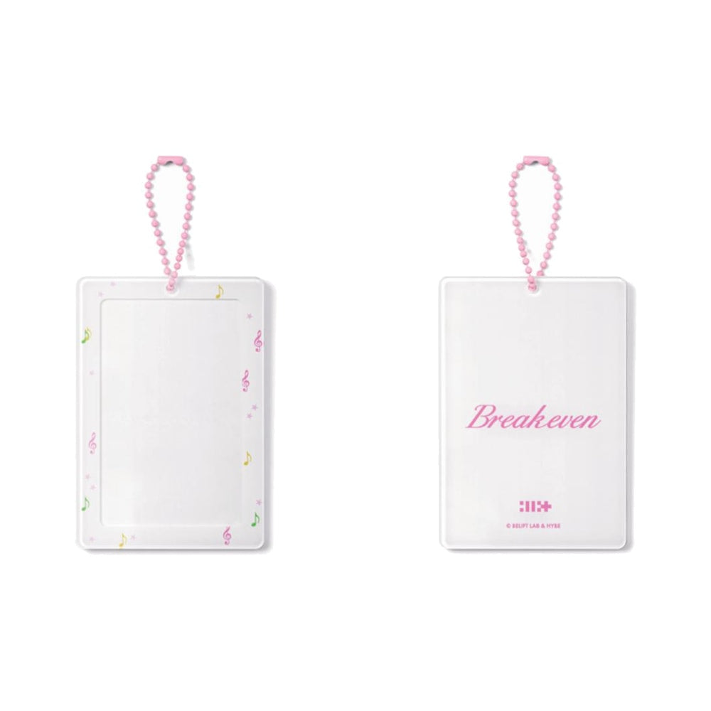 ILLIT [BREAK EVEN] Keyring Charm - Photocard Holder
