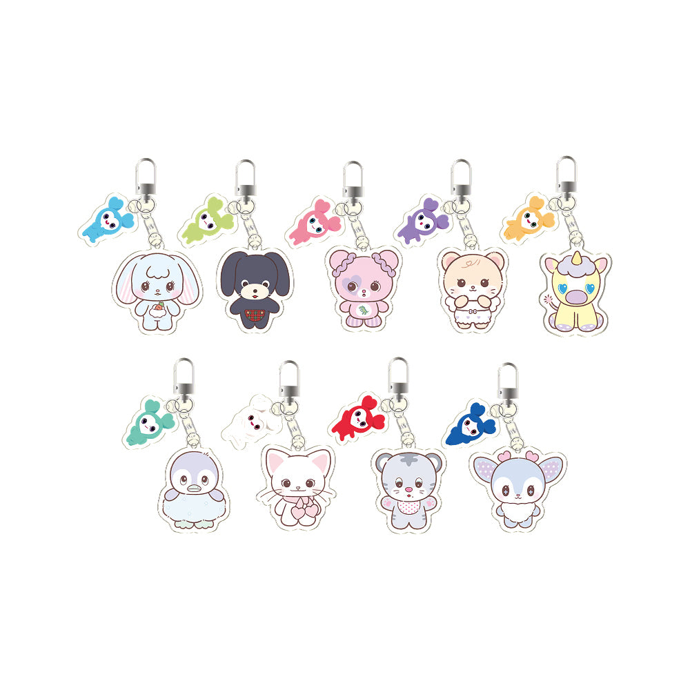TWICE [TWICE the THRILL] TDOONGZ Secret Acrylic Keyring