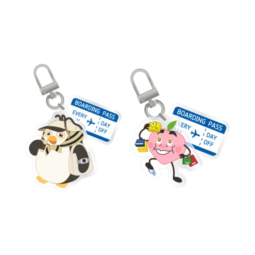 EXO D.O [ZZIRANG-E & CHARLES : Day OFF Airline] Acrylic Keyring