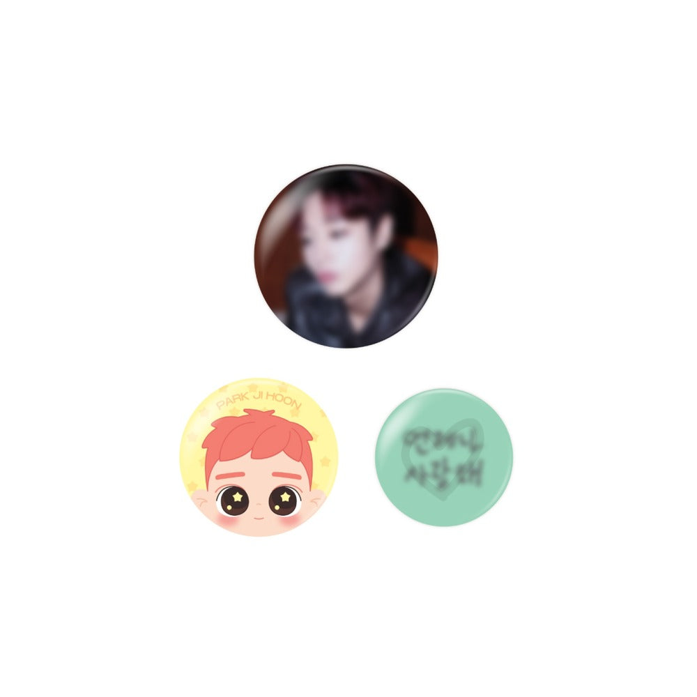PARK JI HOON [RE:FLECT] Pin Button Set