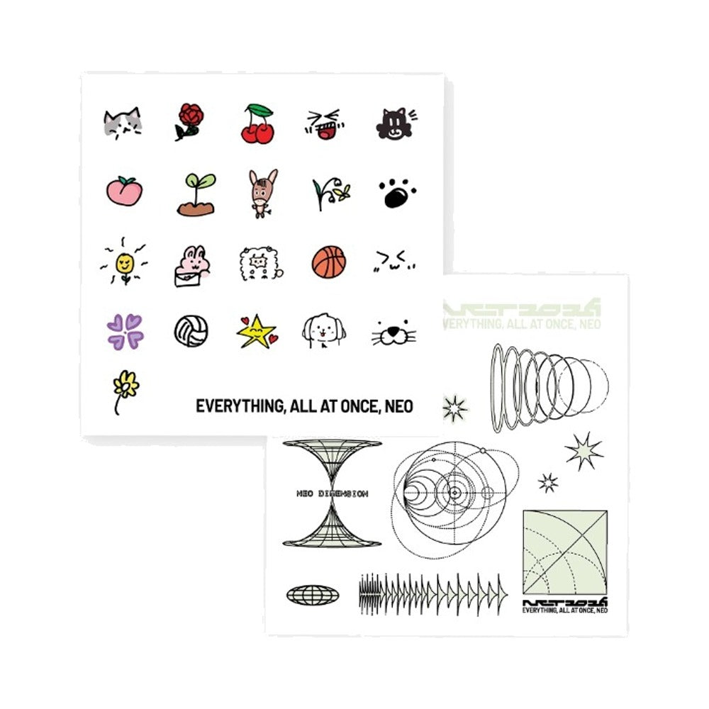 NCT 10th Anniversary [NEO DIMENSION] Tattoo Sticker Set