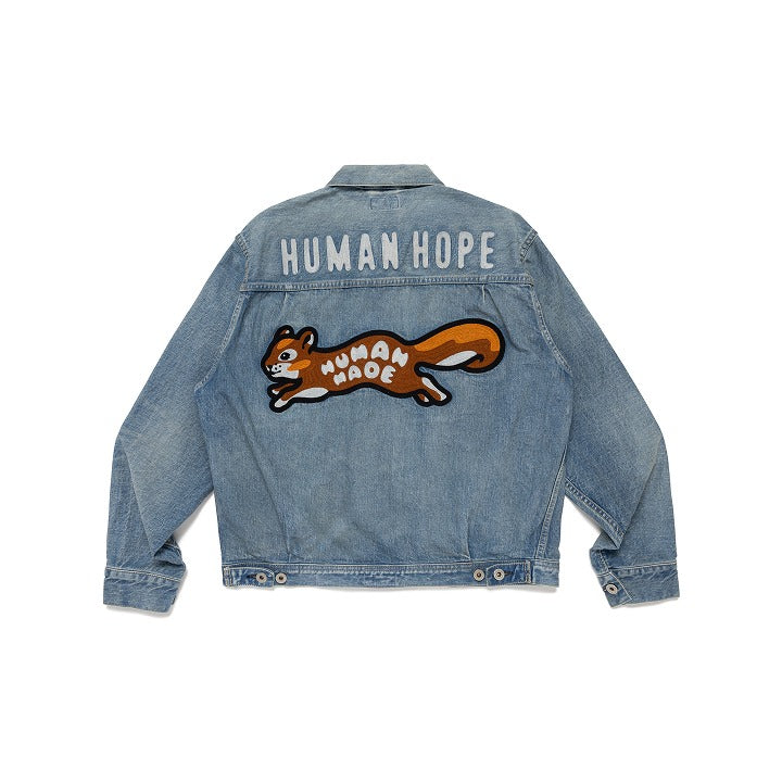 BTS j-hope [HUMAN MADE] Denim Work Jacket Blue Indigo