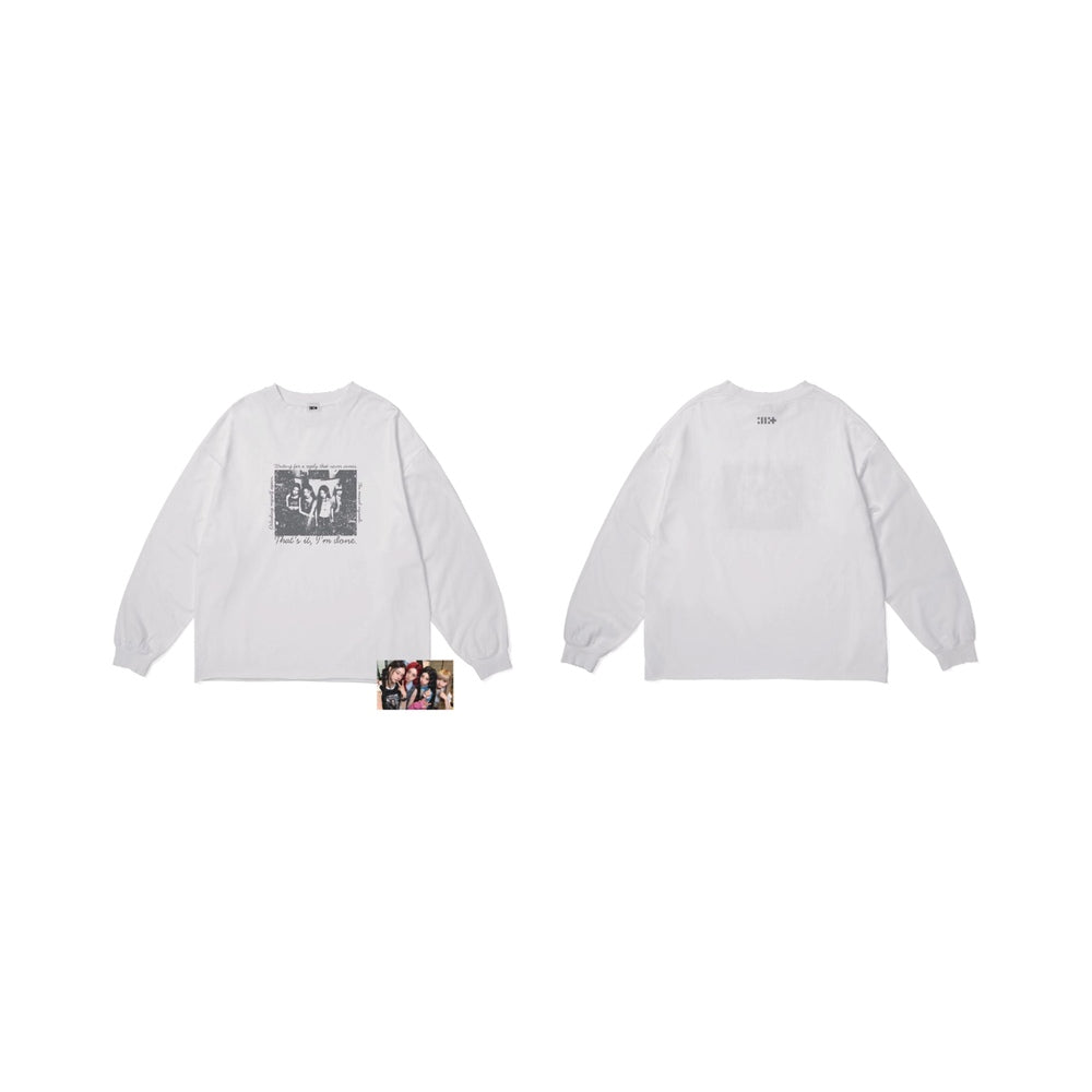 ILLIT [BREAK EVEN] Photo L/S T-Shirt (White)