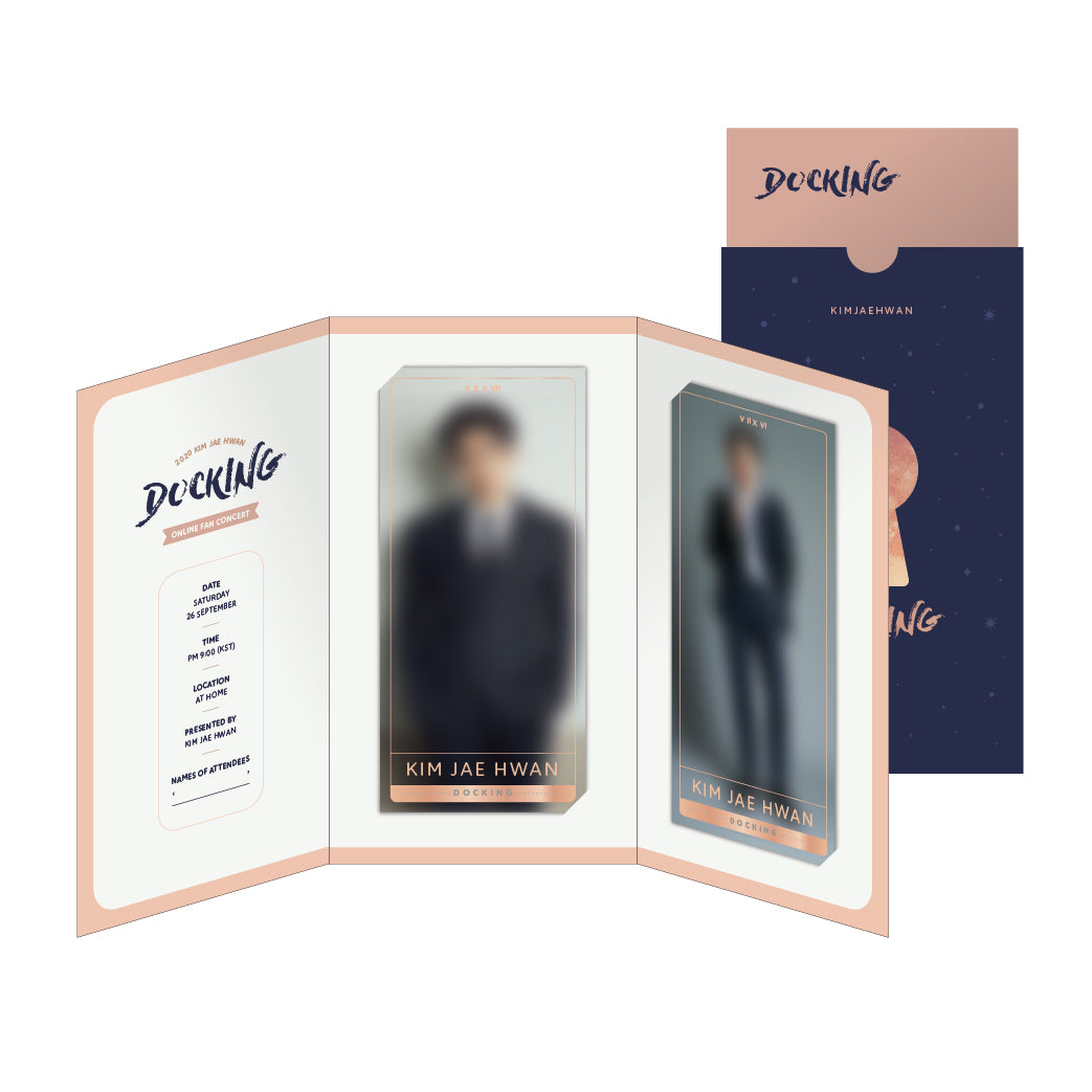 KIM JAE HWAN 2020 Online Fan Concert DOCKING Special Photo Ticket Set