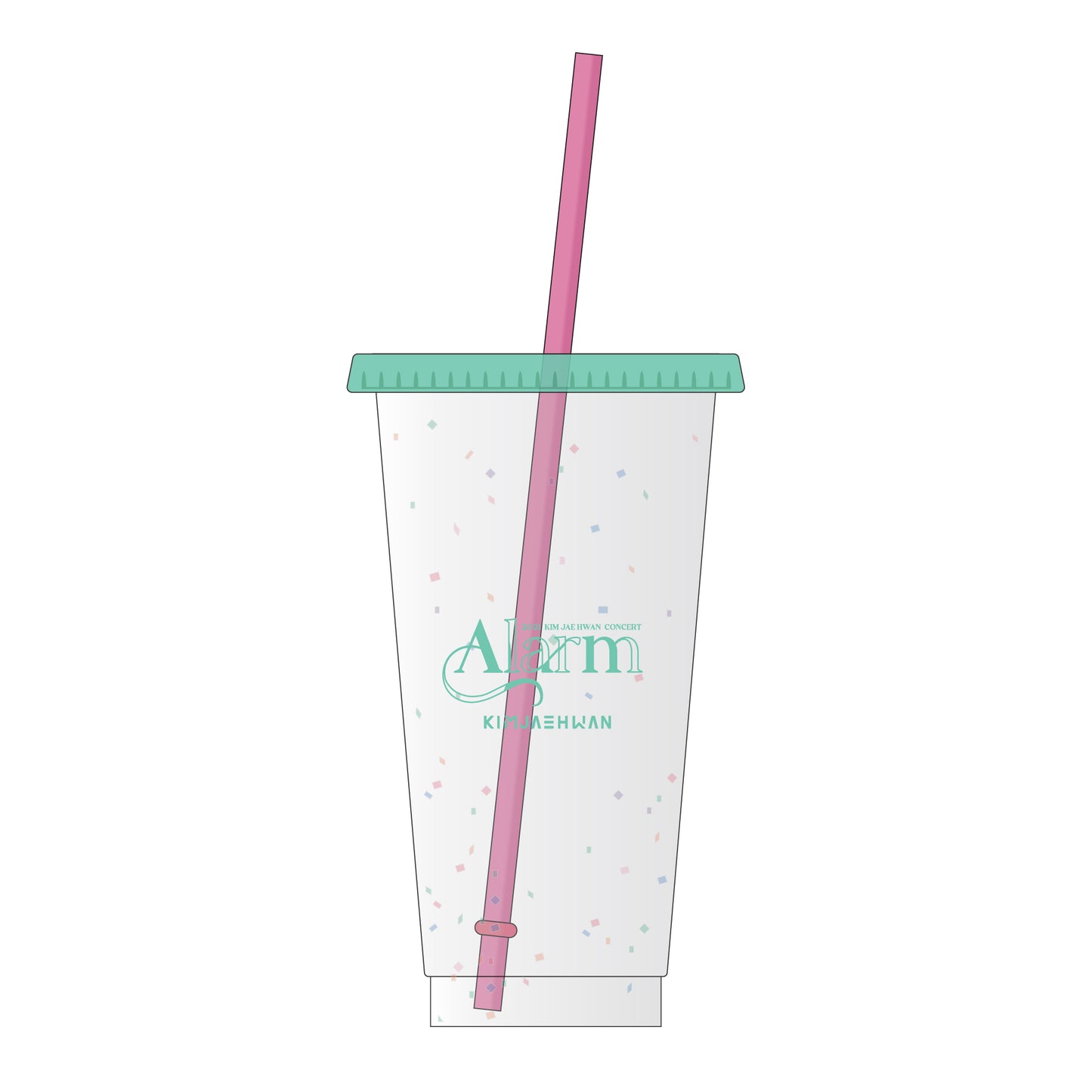 KIM JAE HWAN 2021 Concert Alarm Color-Changing Reusable Tumbler