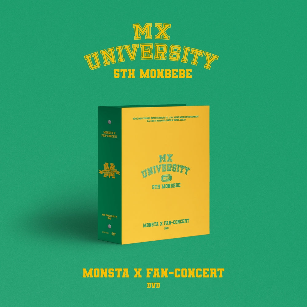 MONSTA X 2021 Fan Concert MX UNIVERSITY DVD