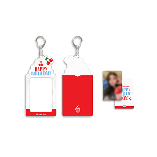LEE CHAE YEON HAPPY LCY DAY Photocard Holder Keyring