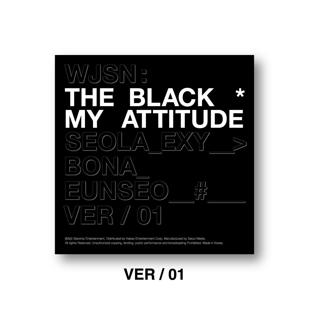 WJSN THE BLACK 1st Single Album : MY ATTITUDE