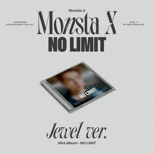 MONSTA X 10th Mini Album : NO LIMIT (Jewel Case)