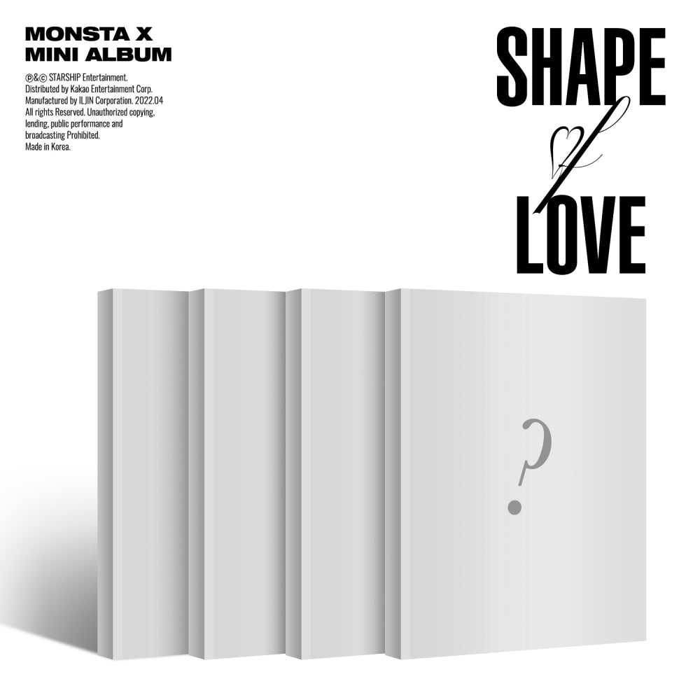 MONSTA X 11th Mini Album : SHAPE of LOVE